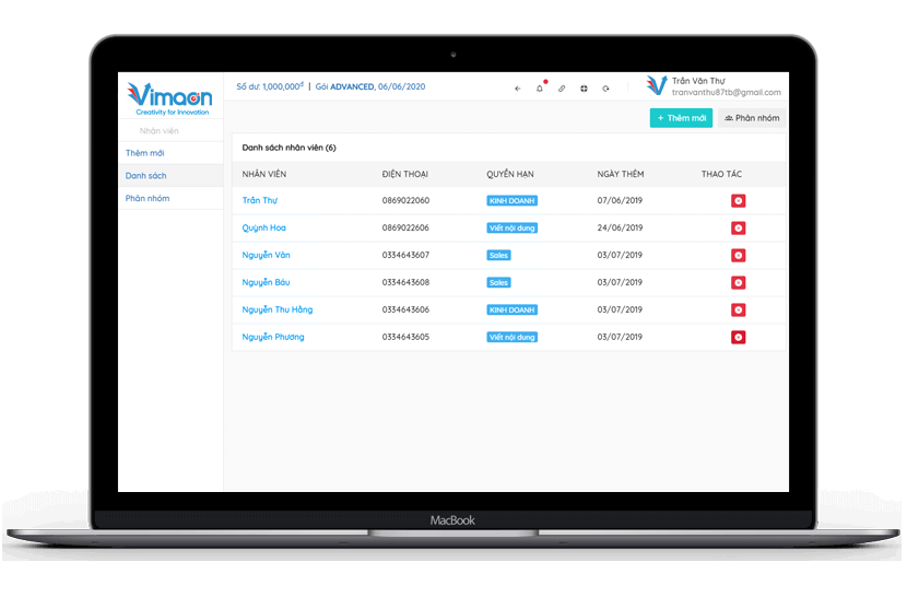 Quản lý dễ dàng
