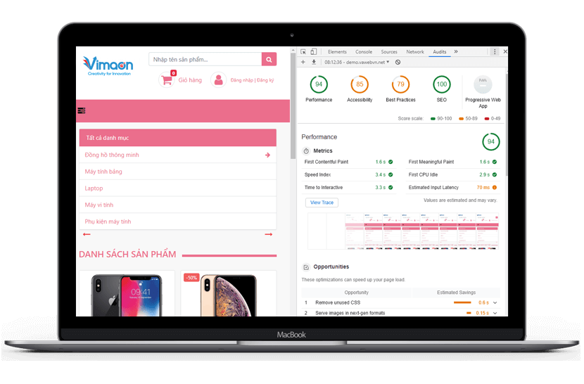 Tốc độ tải nhanh